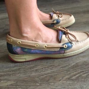 Sperry’s women’s leather slip on sneakers